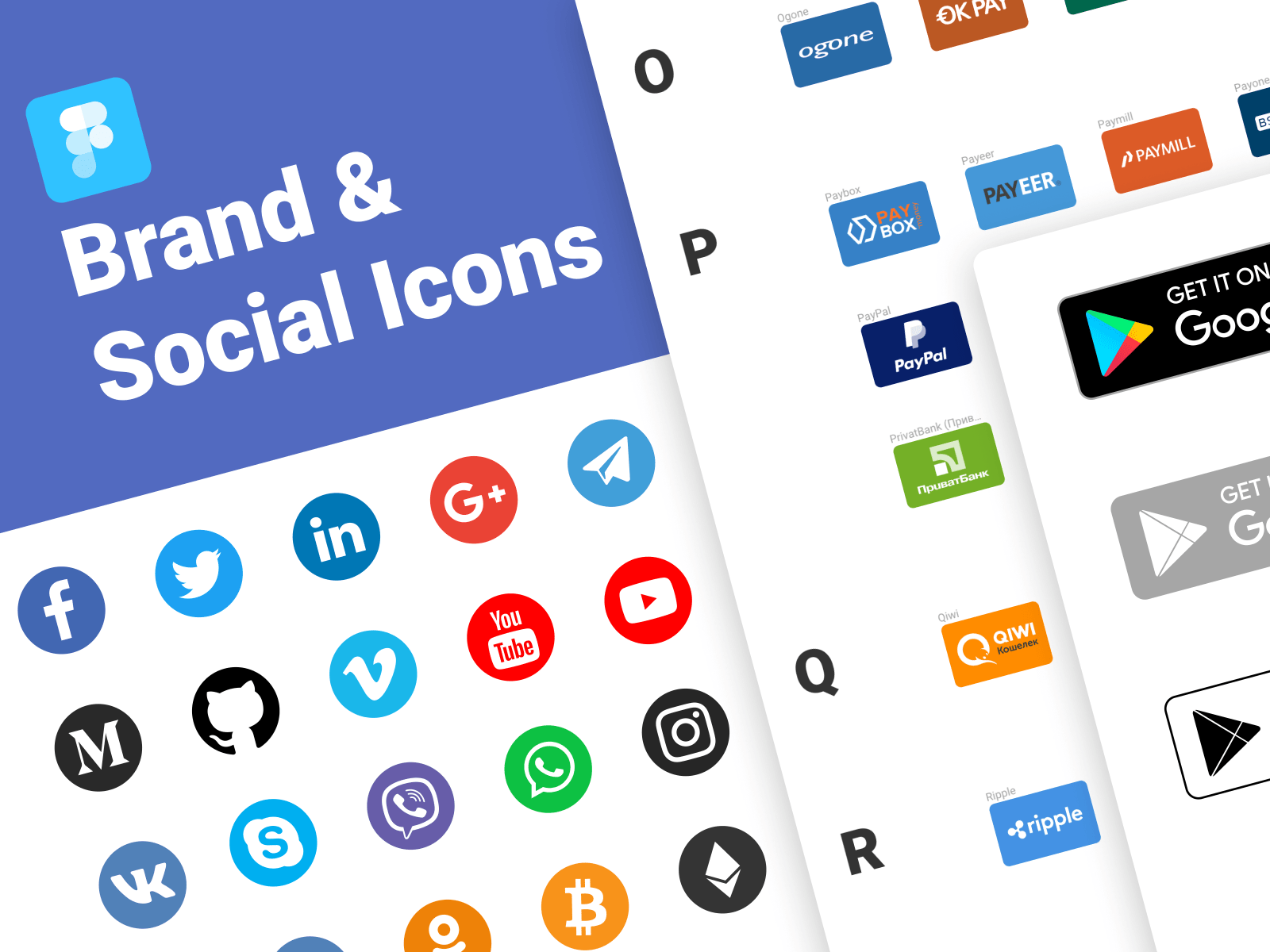 Brand & Social Icons for Figma Free
